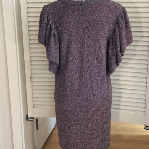 Showstopping Dress Ruffle Sleeve Pink Sparkler! XS - Picture 4 of 10